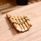 Сувенирный музыкальный инструмент «Флейта Пана», 2×15×9 см, МИКС - Фото 4