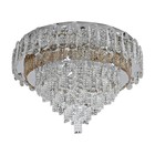 Светильник потолочный Escada, 10231/SG LED. 1х72Вт, LED, 6480Лм, 3000/4500/6000К, 470х470х320 мм, цвет хром - Фото 2