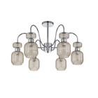 Светильник на штанге Escada, 1141/6PL Chrome/Beige. 6х60Вт, E14, 720х720х425 мм, цвет хром/бежевый - Фото 2