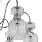 Светильник на штанге Escada, 1141/6PL Chrome/Clear. 6х60Вт, E14, 720х720х425 мм, цвет хром/прозрачный - Фото 4