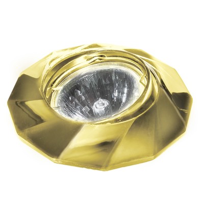 Светильник точечный Escada, 221024. 1х50Вт, GU5.3, 95х95х30 мм, цвет золото