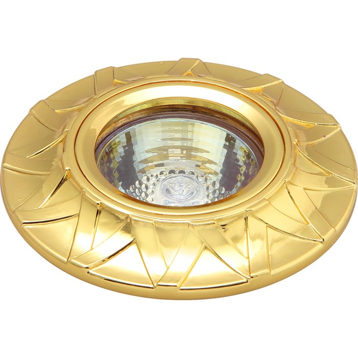 Светильник точечный Escada, 221028. 1х50Вт, GU5.3, 90х90х30 мм, цвет золото - Фото 1