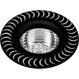 Светильник точечный Escada, 231037. 1х50Вт, GU5.3, 80х80х35 мм, цвет чёрный/алюминий
