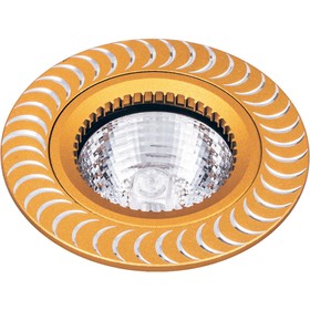 Светильник точечный Escada, 231039. 1х50Вт, GU5.3, 80х80х35 мм, цвет золото/алюминий