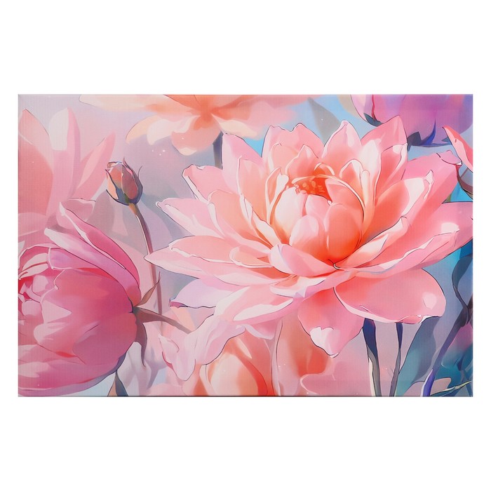 Картина на холсте "Букет летних цветов" 40*60 см - Фото 1