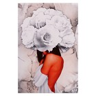 Картина на холсте "Под белым цветком" 40*60 см - фото 10001238