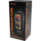 Портативная караоке система Perfeo Power Box 35 Flame, 35 Вт, AUX, USB, SD, BT, чёрная - Фото 4