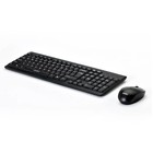Комплект клавиатура и мышь Perfeo TEAM, мембран, 1000 dpi, USB, чёрный - фото 9687228