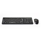 Комплект клавиатура и мышь Perfeo TEAM, мембран, 1000 dpi, USB, чёрный - фото 9687230