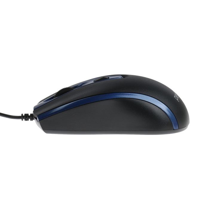 Мышь Perfeo PROFIL, проводная, оптическая, 1600 dpi, USB, синяя