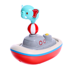 УЦЕНКА Детский фонтанчик для ванны «Зверята на кораблике», 3 насадки, работает от батареек 10390482