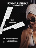 Душевая система ZEIN Z3866, смеситель, излив, тропическая и ручная лейка, латунь, хром - Фото 4