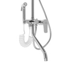 Душевая система ZEIN Z3867, смеситель, тропическая и ручная лейка, латунь, хром - Фото 12