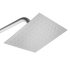 Душевая система ZEIN Z3868, смеситель, тропическая и ручная лейка, алюминий, матовая - Фото 8