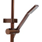 Душевая система ZEIN Z3870, смеситель, тропическая и ручная лейка, алюминий, bronze - Фото 10