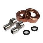 Душевая система ZEIN Z3870, смеситель, тропическая и ручная лейка, алюминий, bronze - Фото 13