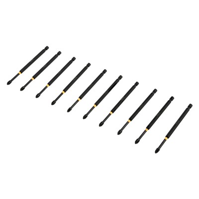 Бита ТУНДРА ПРОФИ, Torsion, сталь S2, PH2×127 мм, пластиковый кейс по 10 шт.