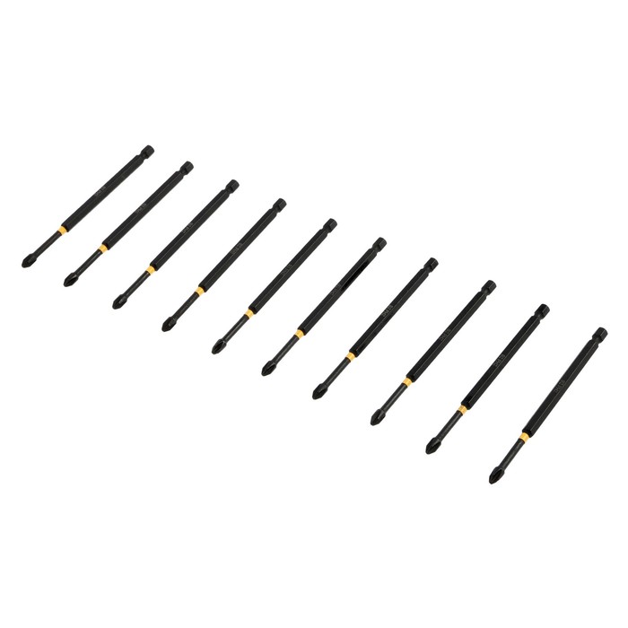 Бита ТУНДРА ПРОФИ, Torsion, сталь S2, PH2×127 мм, пластиковый кейс по 10 шт.