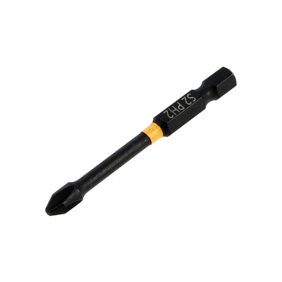 Бита ТУНДРА ПРОФИ, Torsion, сталь S2, PH2×65 мм, пвх-чехол