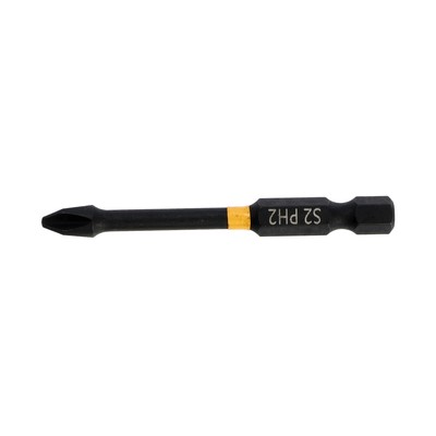 Бита ТУНДРА ПРОФИ, Torsion, сталь S2, PH2×65 мм, пвх-чехол