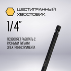 Бита ТУНДРА ПРОФИ, Torsion, сталь S2, PH2×150 мм, пвх-чехол - Фото 4