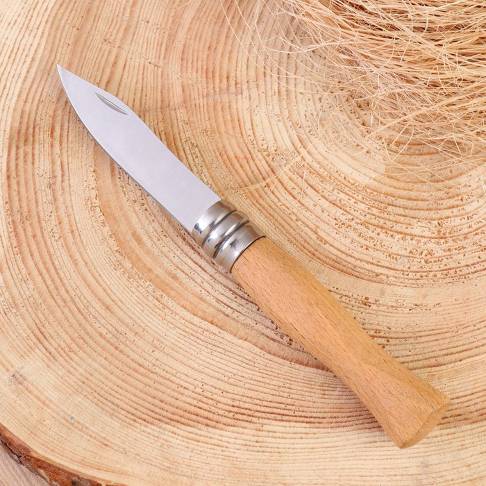 Нож складной "Мангуст" 16см, клинок 70мм/1,5мм, рукоять дерево