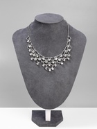 Бюст для украшений QF, 20×8×29 см, h=29 см, флок, серый графит - Фото 5