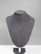 Бюст для украшений QF, 20×8×29 см, h=29 см, флок, серый графит - Фото 7