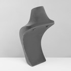 Бюст для украшений «Айсберг», 17×15×29, h=29 см, флок, цвет серый графит - фото 23844975