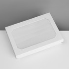 Подставка для украшений «Шкатулка» 36 мест, 16×11,5×3 см, цвет белый - фото 9457587