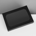 Подставка для украшений «Шкатулка» 36 мест, 16×11,5×3 см, цвет чёрный - фото 9457592