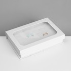 Подставка для украшений «Шкатулка» 36 мест, 18,5×12,5×4 см, цвет белый - фото 9457594
