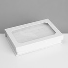 Подставка для украшений «Шкатулка» 36 мест, 18,5×12,5×4 см, цвет белый - фото 9457595