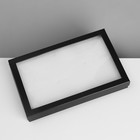 Подставка для украшений «Шкатулка» 36 мест, 21,5×13,5×3 см, цвет чёрно-белый - фото 9457613