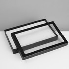 Подставка для украшений «Шкатулка» 36 мест, 21,5×13,5×3 см, цвет чёрно-белый - фото 9457614