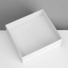 Подставка для украшений «Шкатулка» 12 мест, 18×16×7 см, цвет белый - фото 9457635