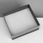 Подставка для украшений «Шкатулка» 12 мест, 18×16×7 см, цвет чёрный - фото 9457639