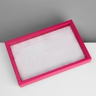 Подставка для украшений «Коробочка» 100 мест, 29×19×4 см, ярко-розовая - Фото 5