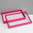 Подставка для украшений «Коробочка» 100 мест, 29×19×4 см, ярко-розовая - Фото 6