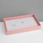 Подставка для украшений «Коробочка» 100 мест, 29×19×4 см, розовая - Фото 4
