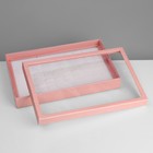 Подставка для украшений «Коробочка» 100 мест, 29×19×4 см, розовая - Фото 6