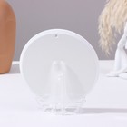 Панно-тарелка «Птицы и скворечник», белая, D = 14,8 см, лаковая миниатюра - фото 9499732