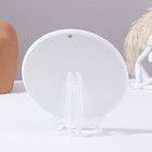 Панно-тарелка «Зима», белая, D = 20 см, лаковая миниатюра - Фото 3