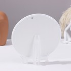 Панно-тарелка «Маки», белая, D = 20 см, лаковая миниатюра - Фото 3