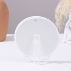 Панно-тарелка «Лилии», белая, D = 14,8 см, лаковая миниатюра - Фото 3