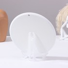 Панно-тарелка «Ирисы», белая, D = 20 см, лаковая миниатюра - фото 9499750