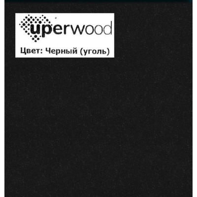 Раковина накладная кварцевая Uperwood Tanos Quartz, 50 см, с декоративной накладкой, уголь