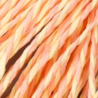 Пряжа 100% целлюлоза "Softino Raffia Color Melange" кручёная, жёлто-розовая 10м - Фото 3