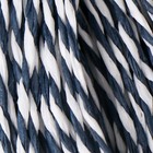 Пряжа 100% целлюлоза "Softino Raffia Color Melange" кручёная, бело-синяя 10м - Фото 3