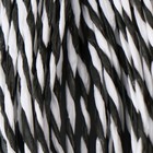 Пряжа 100% целлюлоза "Softino Raffia Color Melange" кручёная, чёрно-белая 10м - Фото 3